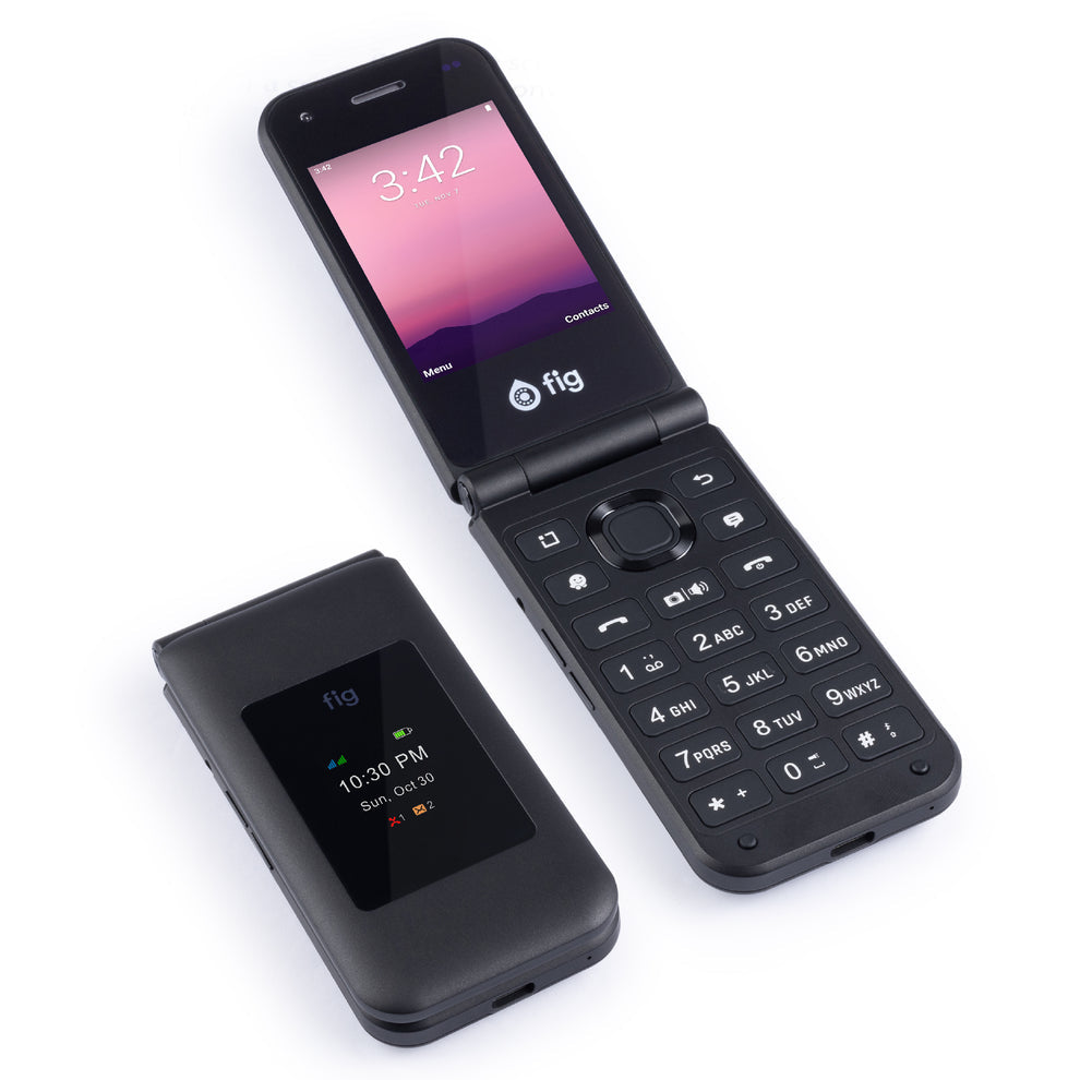 Fig Flip Mini II Kosher 4G Filp Phone - fully unlocked