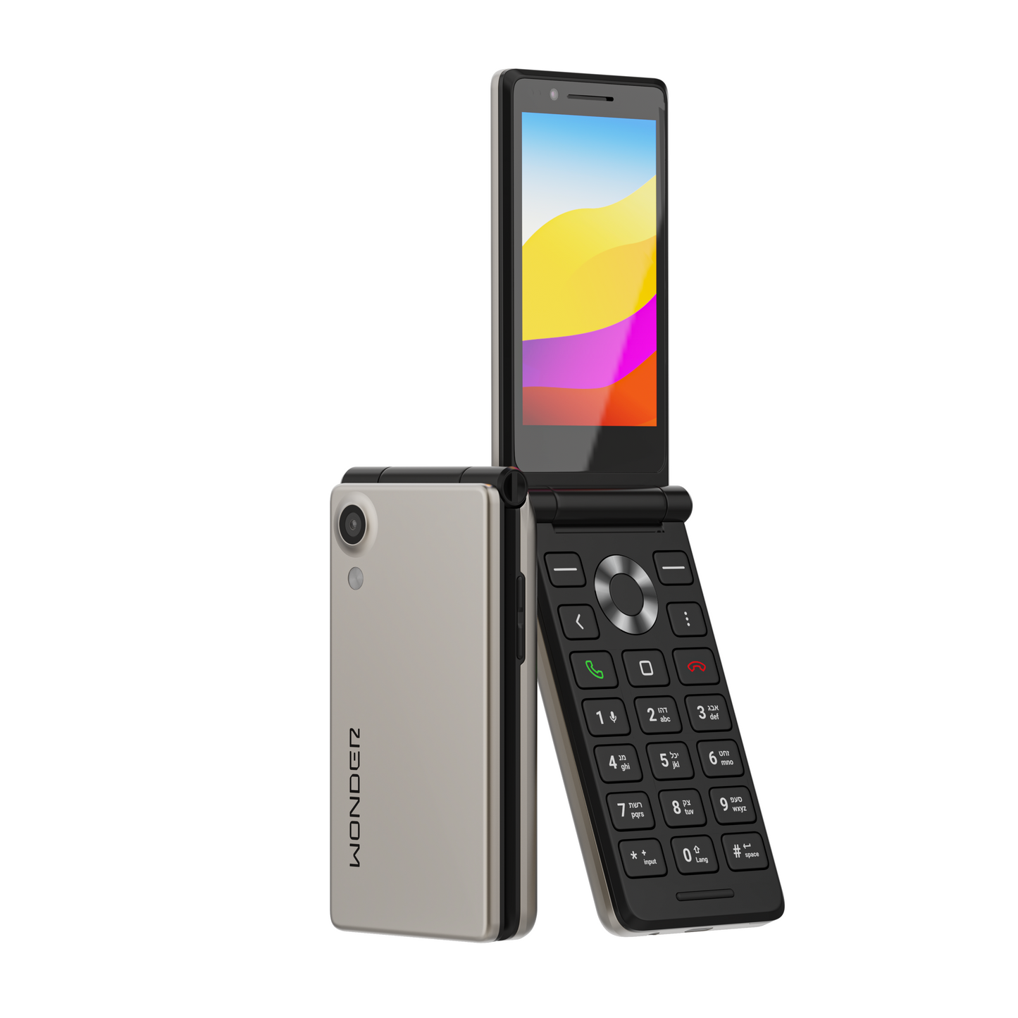 WONDER Kosher 4G Flip Phone – Fully Unlocked