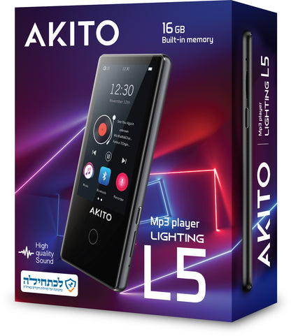 Akito L5 kosher music player