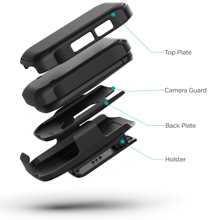 Kyocera DuraXE Epic / DuraXV Extreme Duraclip Case with Belt Clip Holster