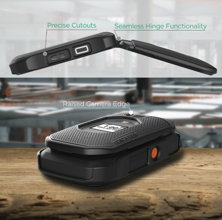 Kyocera DuraXE Epic / DuraXV Extreme Duraclip Case with Belt Clip Holster