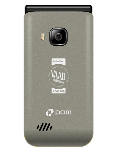 POM Classic Fully Unlocked Kosher 4G Filp Phone