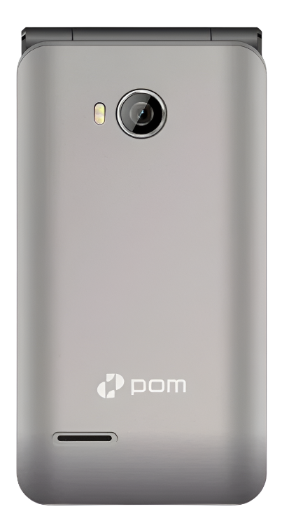 POM Fully Unlocked Kosher 4G Filp Phone