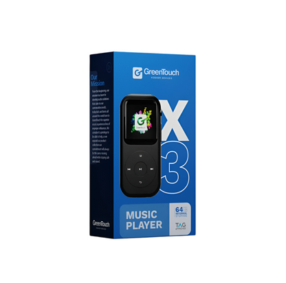 Greentouch X3 Player, Bluetooth - Kosher MP3
